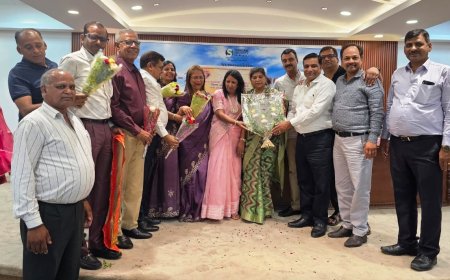 महिला राष्ट्रीय अध्यक्ष मंजू बांगड़ का किया अभिनंदन