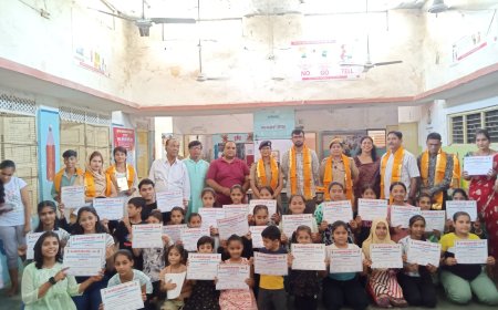 सुमंगल सेवा संस्थान द्वारा कला अभिरुचि शिविर का आयोजन