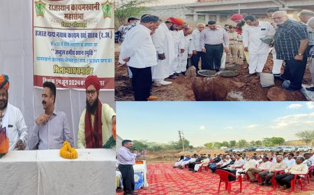 कायमखानी छात्रावास का किया शिलान्यास*