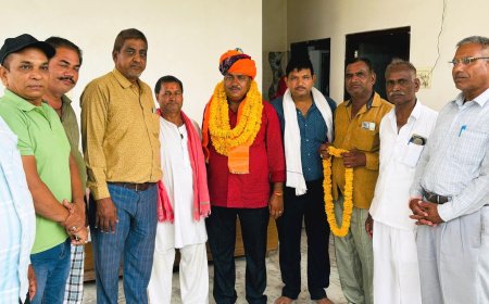 प्रदेश महामंत्री बनने पर गोपाल लाल माली का किया स्वागत सम्मान