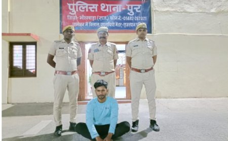 हत्या का प्रयास व मारपीट के मामले आरोपी मुकेश गुर्जर  गिरफ्तार