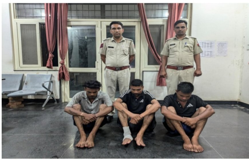 मारपीट कर लूट की वारदात का 24 घण्टे में पर्दाफाश