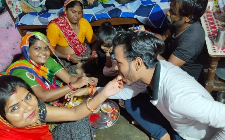 धूमधाम के साथ मनाया रक्षाबंधन का पर्व