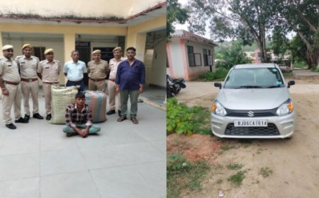 पुलिस ने  40 किलोग्राम अवैध डोडा चूरा किया जप्त