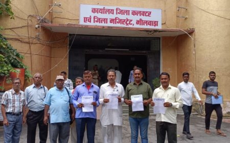 माली समाज विकास सेवा संस्थान द्वारा  जिला कलेक्टर एवं स्थानीय  विधायक को दिया ज्ञापन