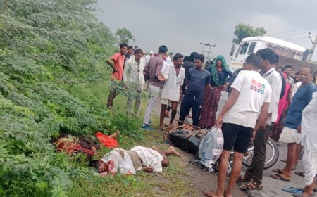 ट्रेलर की टक्कर से एक युवक की अकाल मौत