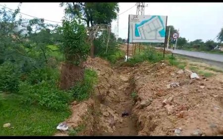 पक्का नाला नही होने से दुकानदार परेशान