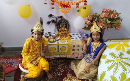 धूमधाम से मनाया जन्माष्टमी का पर्व