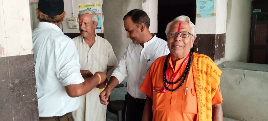 सांवरिया बस्ती प्रौढ़ शाखा ने मनाया रक्षाबंधन उत्सव