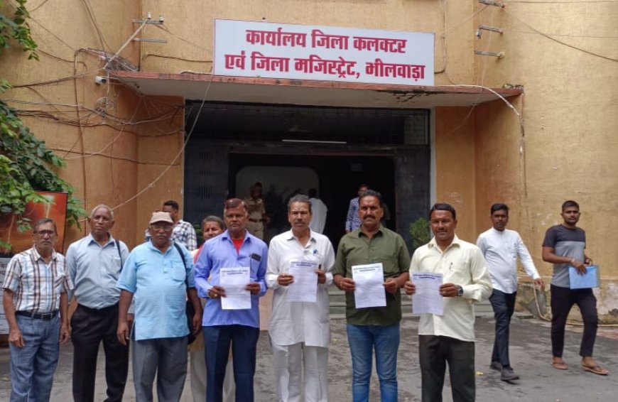 माली समाज विकास सेवा संस्थान द्वारा  जिला कलेक्टर एवं स्थानीय  विधायक को दिया ज्ञापन