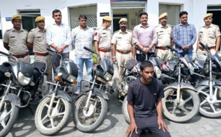 दोपहिया वाहन चोरी का आरोपी गिरफ्तार,
