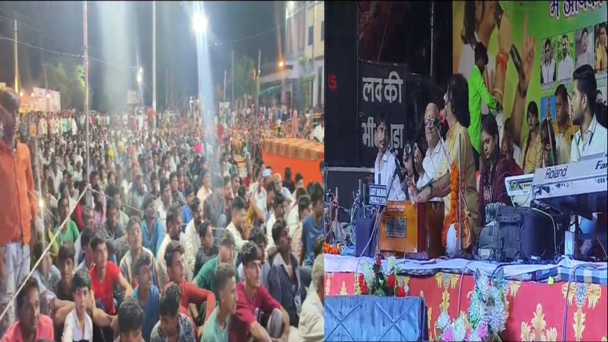 तेजा मेले में विशाल भजन संध्या कार्यक्रम आयोजित