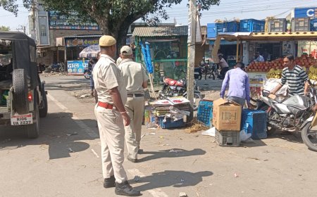 शहर के मुख्य बाजारों से हटाए  अतिक्रमण