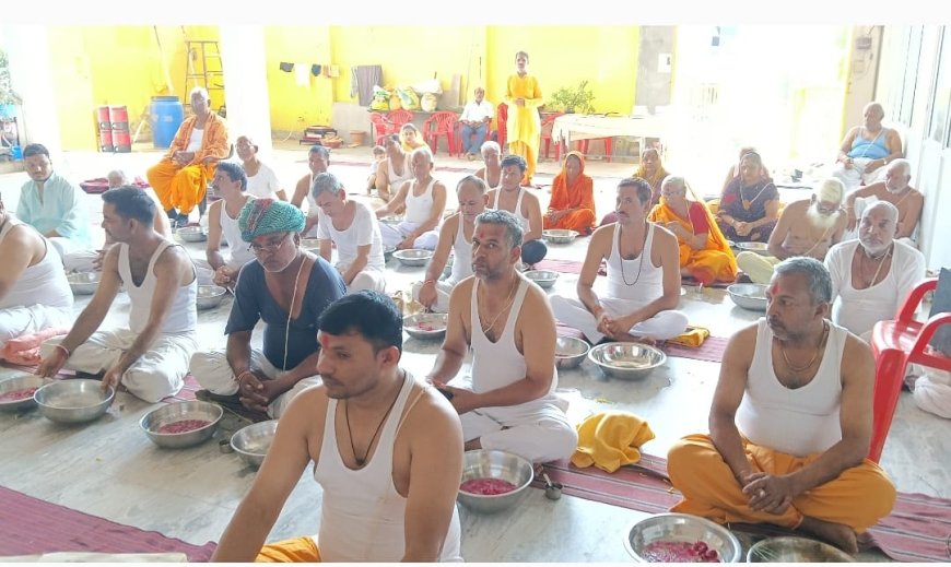 सर्व पित्र अमावस्या - गायत्री चेतना केंद्र पर कार्यक्रम आयोजित