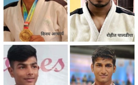 जूडो खिलाड़ियों का राष्ट्रीय स्तर हुआ चयन*