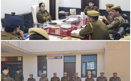 जिला पुलिस अधीक्षक वंदिता राणा पहुंची केकड़ी , क्षेत्र में कानून व्यवस्था बनाए रखने के दिए दिशा निर्देश