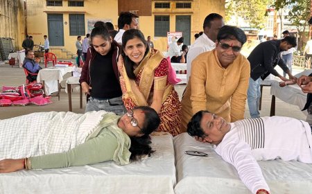 लोसर की पुण्य समृद्धि में आयोजित रक्तदान शिविर