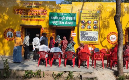 तीन दिवसीय नि:शुल्क आयुर्वेद चिकित्सा शिविर का उद्घाटन