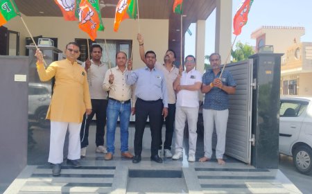 भारतीय जनता पार्टी का 46वां, स्थापना दिवस सम्पन्न।