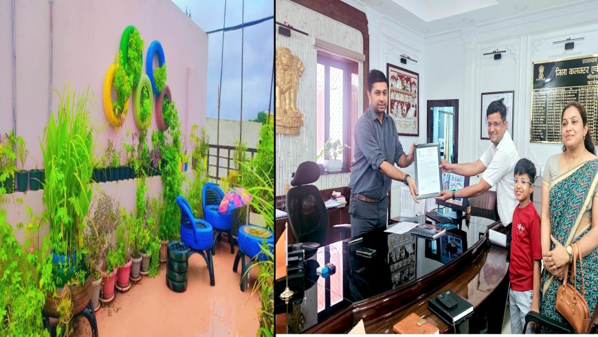 सेल्फी विथ ग्रीनरी में विजेता रहे योगेश दाधीच*