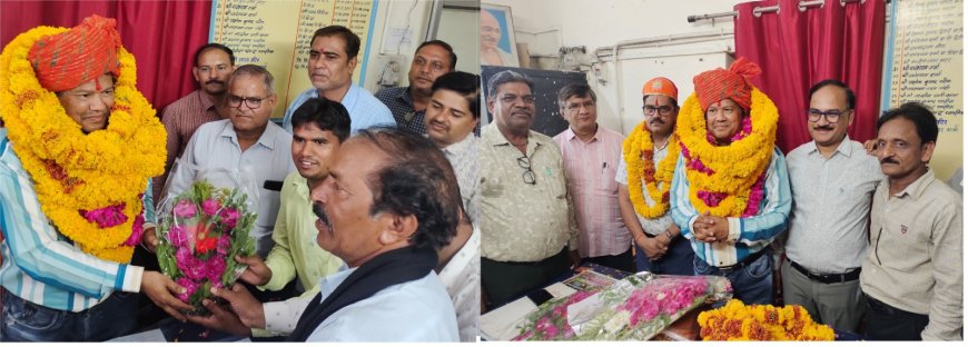 बाल्दी ने किया जिला शिक्षा अधिकारी भीलवाड़ा का पदभार ग्रहण