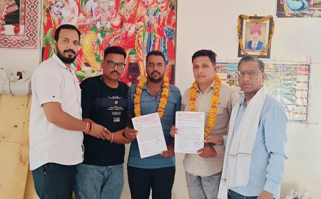 माथुर युवा जिला उपाध्यक्ष व चुंडावत युवा जिला मीडिया प्रभारी नियुक्त