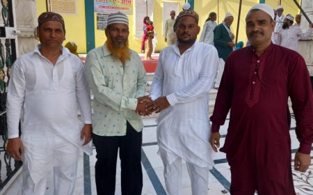 शांतिपूर्ण माहौल मे मनाया गया ईदुल अजहा का पर्व