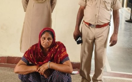 एक महिला को  मादक पदार्थ डोडा पोस्त सहित किया  गिरफ्तार