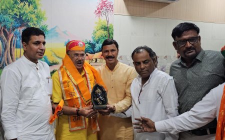 विस अध्यक्ष वासुदेव देवनानी के भीलवाड़ा आगमन पर राजस्थान जन मंच द्वारा स्वागत