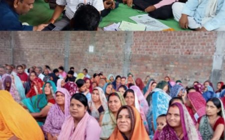 मनरेगा पंचायत निर्णय   एप  के  माध्यम से सामाजिक अकेक्षण विशेष ग्राम सभा का आयोजन