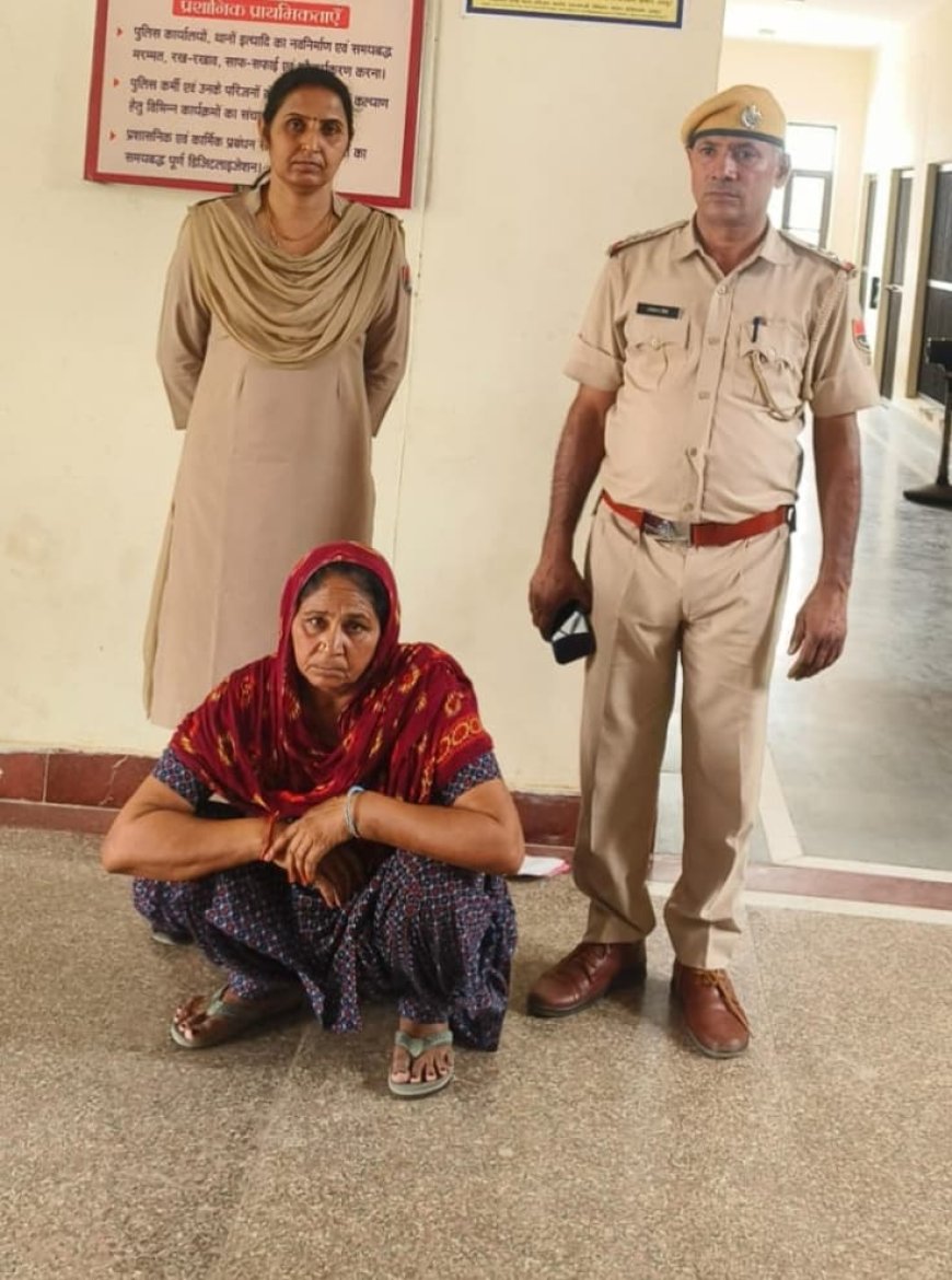 एक महिला को मादक पदार्थ डोडा पोस्त सहित किया गिरफ्तार