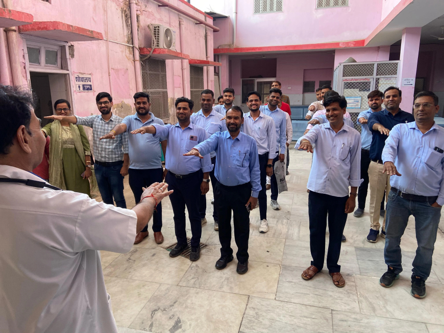 वंदे गंगा जल संरक्षण जन अभियान के तहत जिले के चिकित्सा संस्थानों में व्यापक स्तर पर दिलाई जल सरंक्षण की शपथ