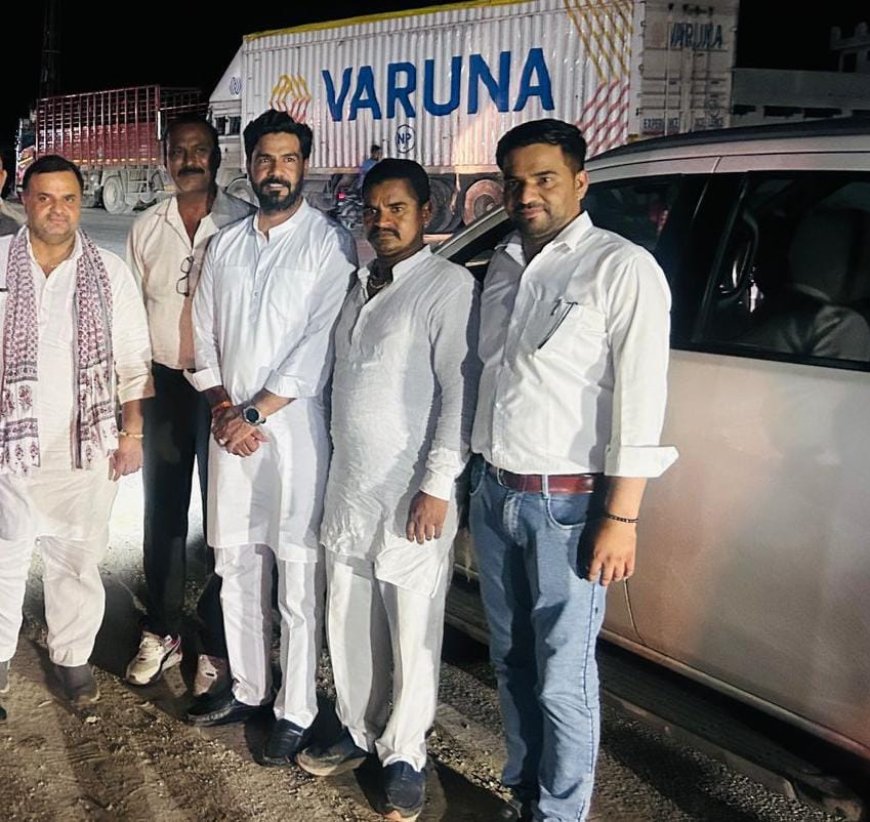 कांग्रेस राष्ट्रीय सचिव धीरज गुर्जर का शाहपुरा विधानसभा क्षेत्र दौरा, शोकाकुल परिवारों को दी सांत्वना