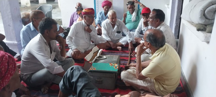 *सेन समाज आममेवाड चारो चौकला मातृकुडिया द्वारा धर्मशाला निर्माण मे सहयोग राशि देने पर दानदाता का स्वागत*