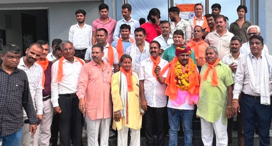 माली (सैनी) युवा महासभा के जिलाध्यक्ष बनने पर उदय लाल माली का किया स्वागत सम्मान*