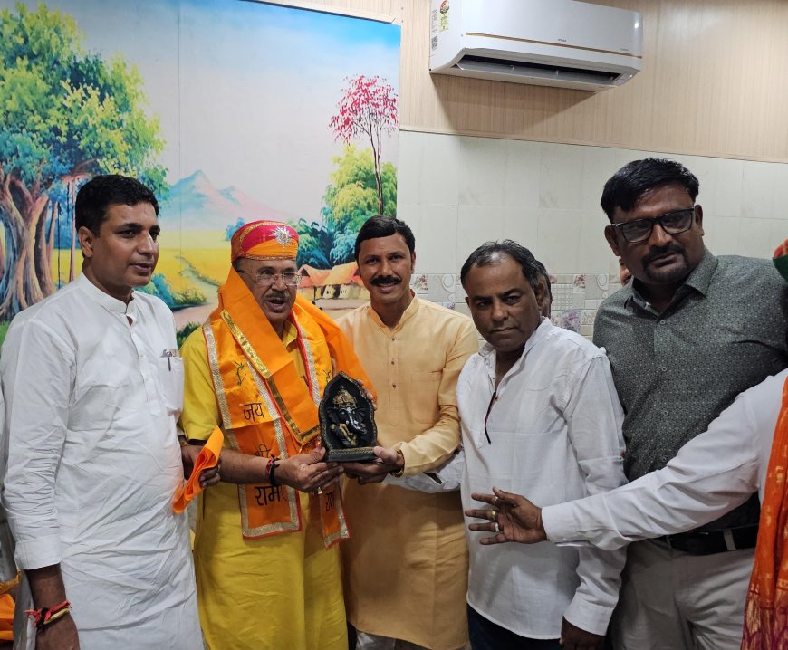 विस अध्यक्ष वासुदेव देवनानी के भीलवाड़ा आगमन पर राजस्थान जन मंच द्वारा स्वागत