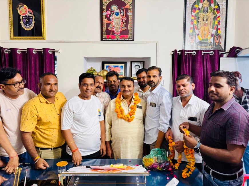 विधायक  ने बोहरा को जुडो एसोसियशन भीलवाड़ा जिलाध्यक्ष बनने पर किया स्वागत*