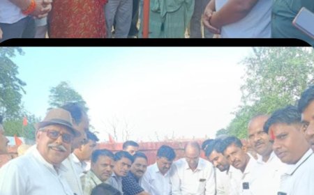 मेनपुरीया में सेल्फी  पाइट का  किया भूमि पूजन
