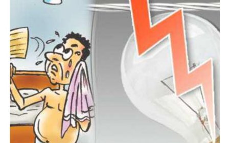 बार-बार अघोषित विद्युत कटौती से उपभोक्ता परेशान।