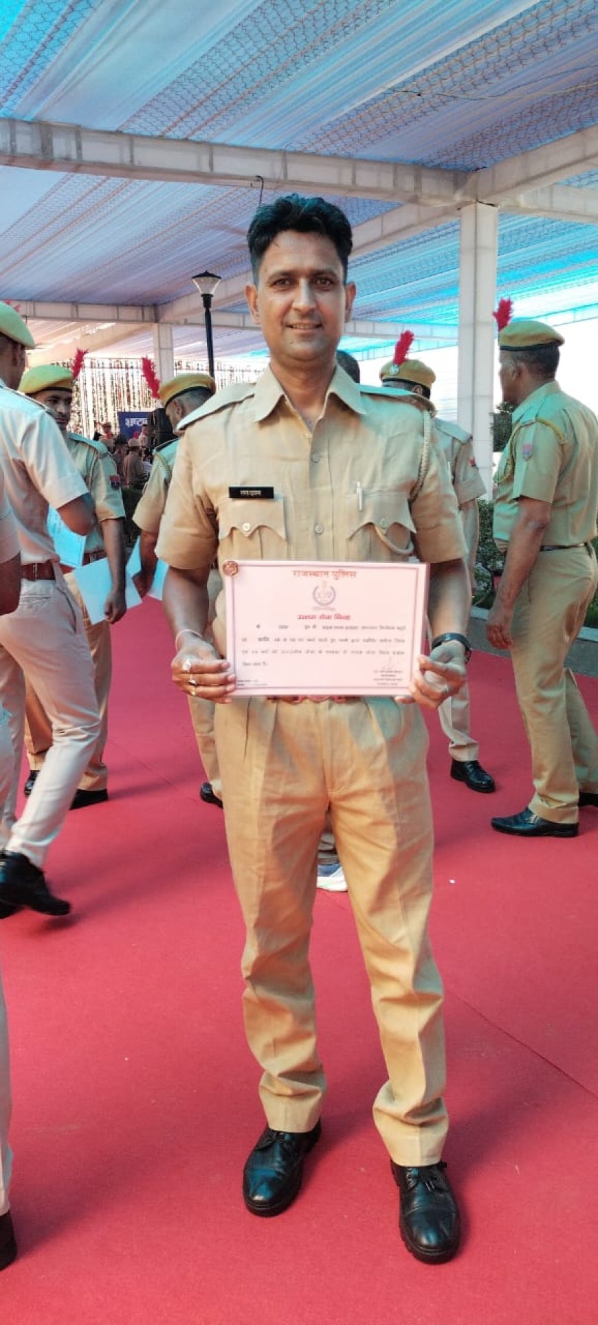 *खटीक समाज के गौरव रमन दायमा को उत्तम सेवा चिन्ह से सम्मानित किया गया*