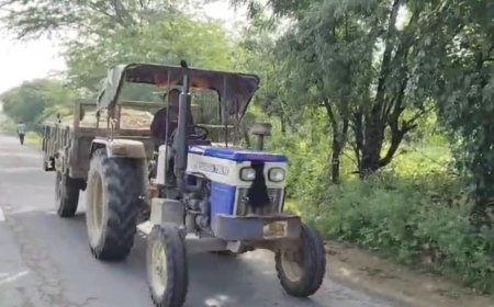 दिन दहाड़े अवैध बजरी के वाहनों की हाईवे परअवैध दौड़’!