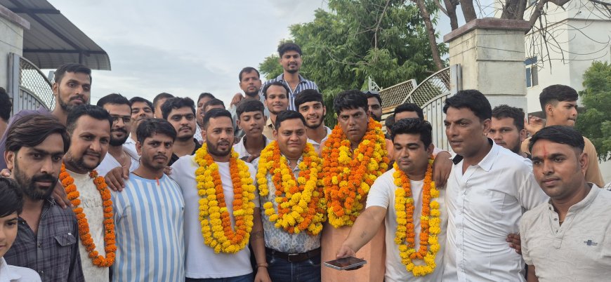 *माली युवा सेवा संस्थान ( छात्रावास) भीलवाड़ा  के चुनाव संपन्नः