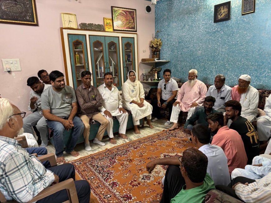 मुस्लिम सद्भाव ने किया सम्मान समारोह