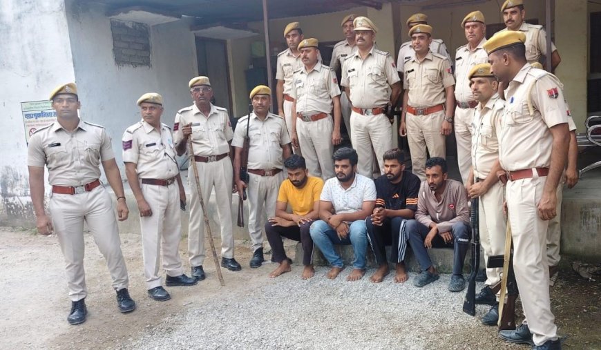 सूरज माली पर हुए जानलेवा हमले का  मुख्य आरोपी उत्तराखंड से गिरफ्तार।