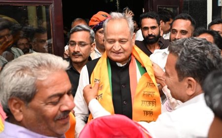 *राजस्थान प्रदेश माली सैनी महासभा ने किया पूर्व मुख्यमंत्री गहलोत का स्वागत*