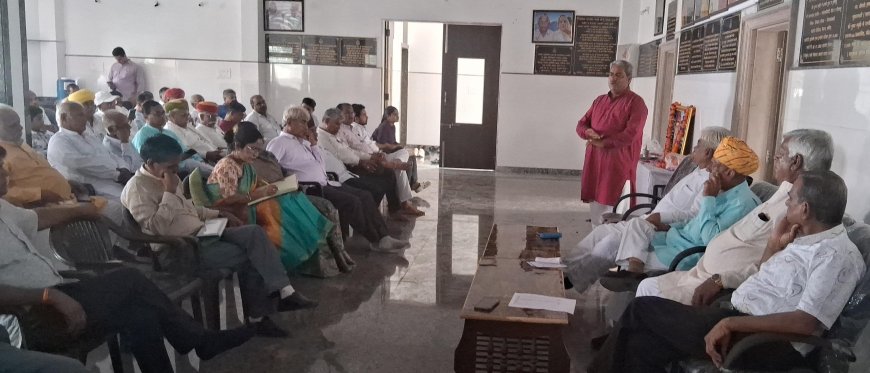 अखिल भारतीय माली (सैनी) सेवा सदन संस्थान की बैठक सम्पन्न