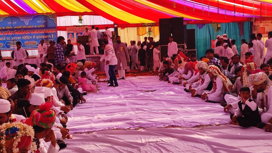 बारहवें सामूहिक विवाह सम्मेलन में 155 जोड़ों का हुआ निकाह