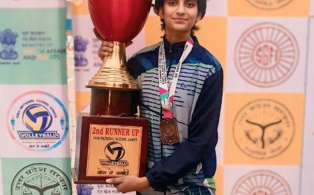 सुवाणा की अनिता जाट का 16 वर्षीय भारतीय वॉलीबॉल टीम  में चयन