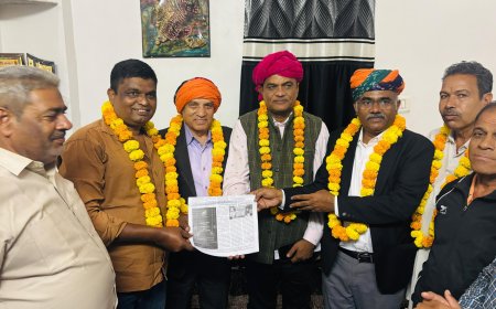 *माली महासभा ने किया कर्मचारी संस्था के नवनिर्वाचित प्रदेश अध्यक्ष सुरेश सैनी का स्वागत सम्मान*