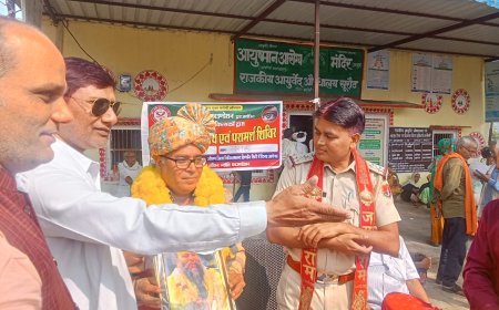 आयुर्वेद औषधालय  सूरौठ में अंधता निवारण कैंप  आज